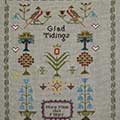 Mary Noah 1860 Glad Tidings Sampler